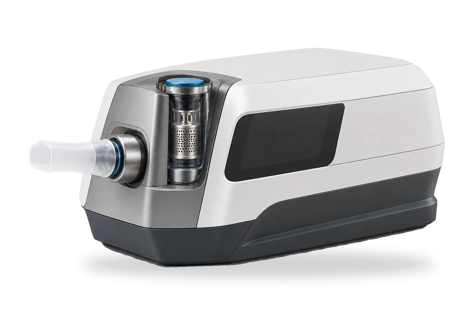 Concept visualisation of a compact tabletop breathomics research instrument